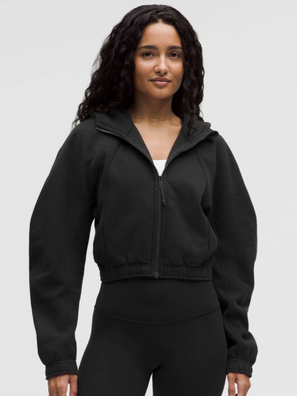 Lululemon Scuba Full Zip Cropped Hoodie Size 4